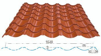 Máquina de prensagem de telha vitrificada Glazed tile roll forming machine